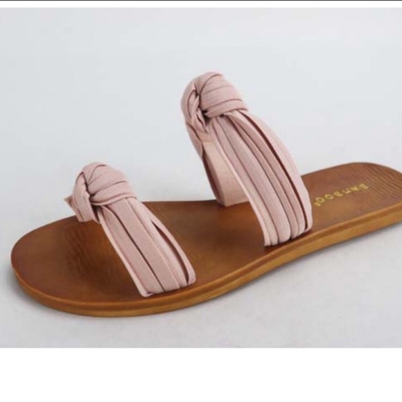 🛍️749 Open Toe Fabric Strap Sandel - Picture 2 of 2